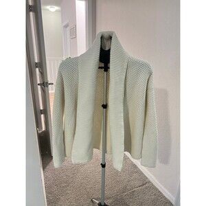 Haven Well Within 100% Cotton Heavyweight Knit Cardigan in Cream Women’s Small